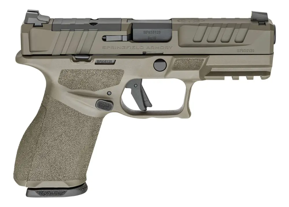 Springfield Echelon 4.0C Handgun 9mm Luger 15(2)rd Magazines 4" Barrel Optic Ready ODG Finish