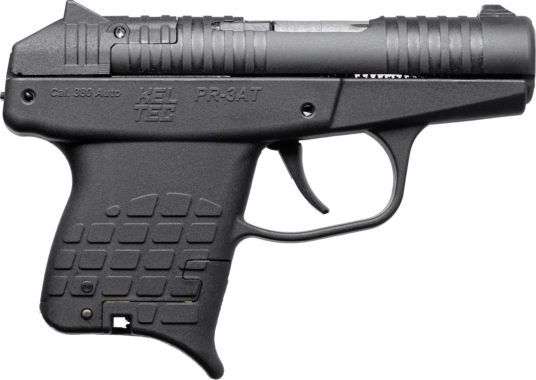 Kel-Tec PR3AT Handgun .380 Auto 10rd Capacity 2.85" Barrel Black Small Grip