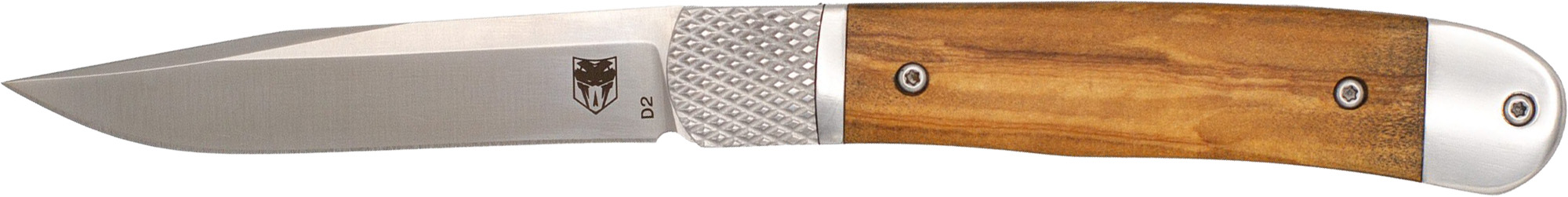 CobraTec Knives CBT TRAPPER HDN RLSE OLIVEWOOD