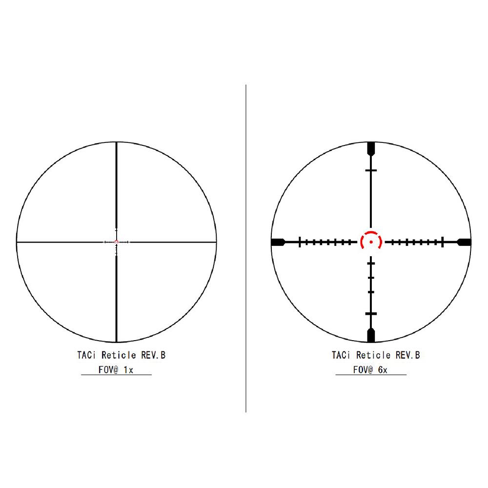 German Precision Optics Centuri Super Compact Rifle Scope 4-16x44 30mm FFP HSi-CQB Illum Black