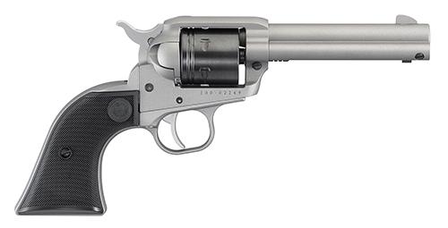 RUGER WRANGLER 22LR S/A 4.6" REVOLVER SILVER CER