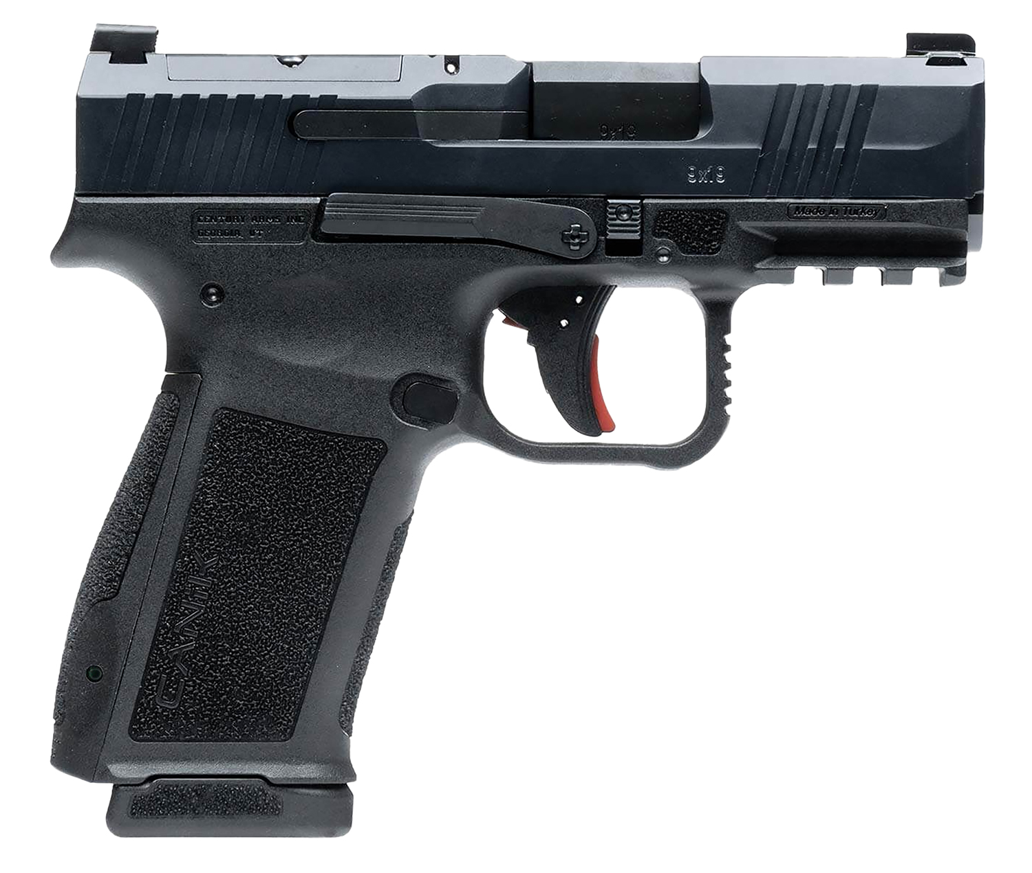 Canik Mete MC9L Handgun 9mm Luger 10rd Magazines(2) 3.18" Barrel Optic Ready Black