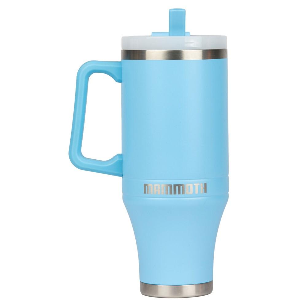 Rock Ridge Outdoors Mammoth Ascent Tumbler 40 oz Light Blue Glow