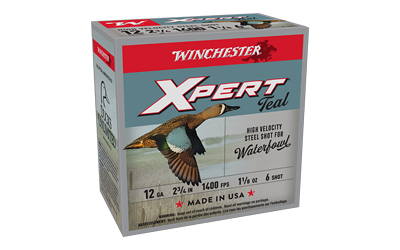 Winchester Xpert High-Velocity Steel Shotshells 12 ga 2-3/4" 1-1/8 oz 1400 fps #6 25/ct