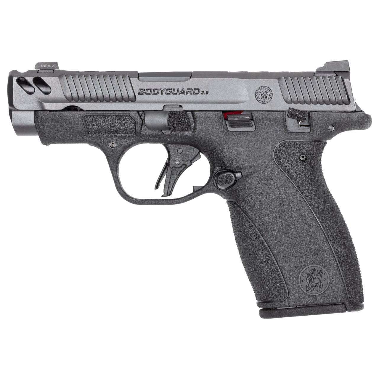Smith & Wesson Inc. S&W PC Bodyguard 2.0 Carry Comp Handgun .380 Auto 10(1)&12(1)rd Magazines 3.1? Ported Barrel Manual Safety