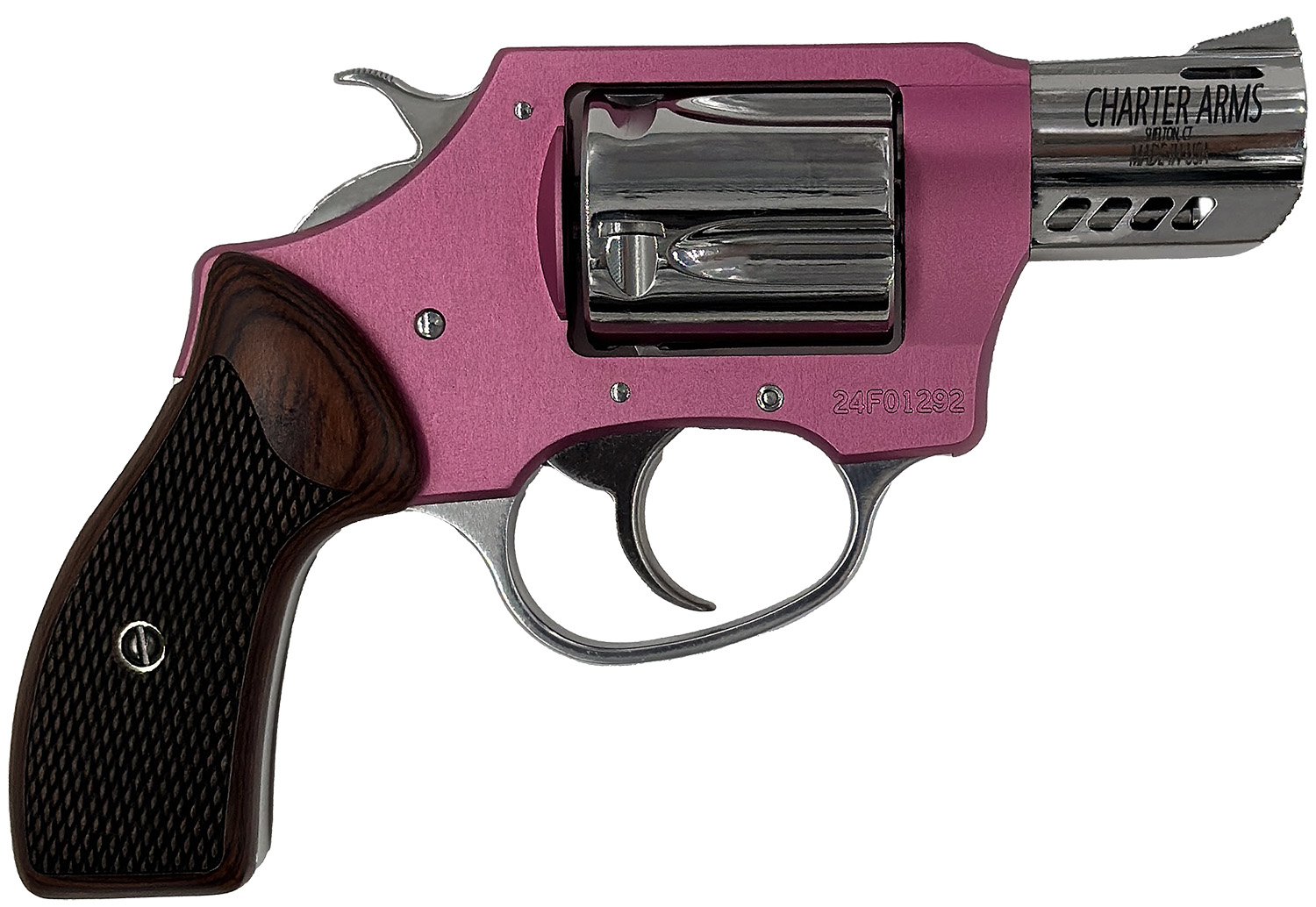 Charter Arms Coyote Series Leader of the Pack Pink Handgun .380 ACP 5rd Capacity 2'' Pink