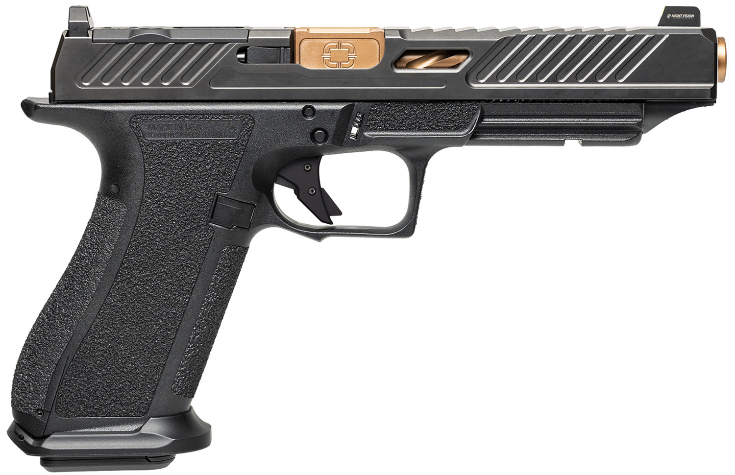 Shadow System DR920L Handgun 9mm 17rd Magazine 5.3" Spiral Unthreaded Barrel Black Bronze