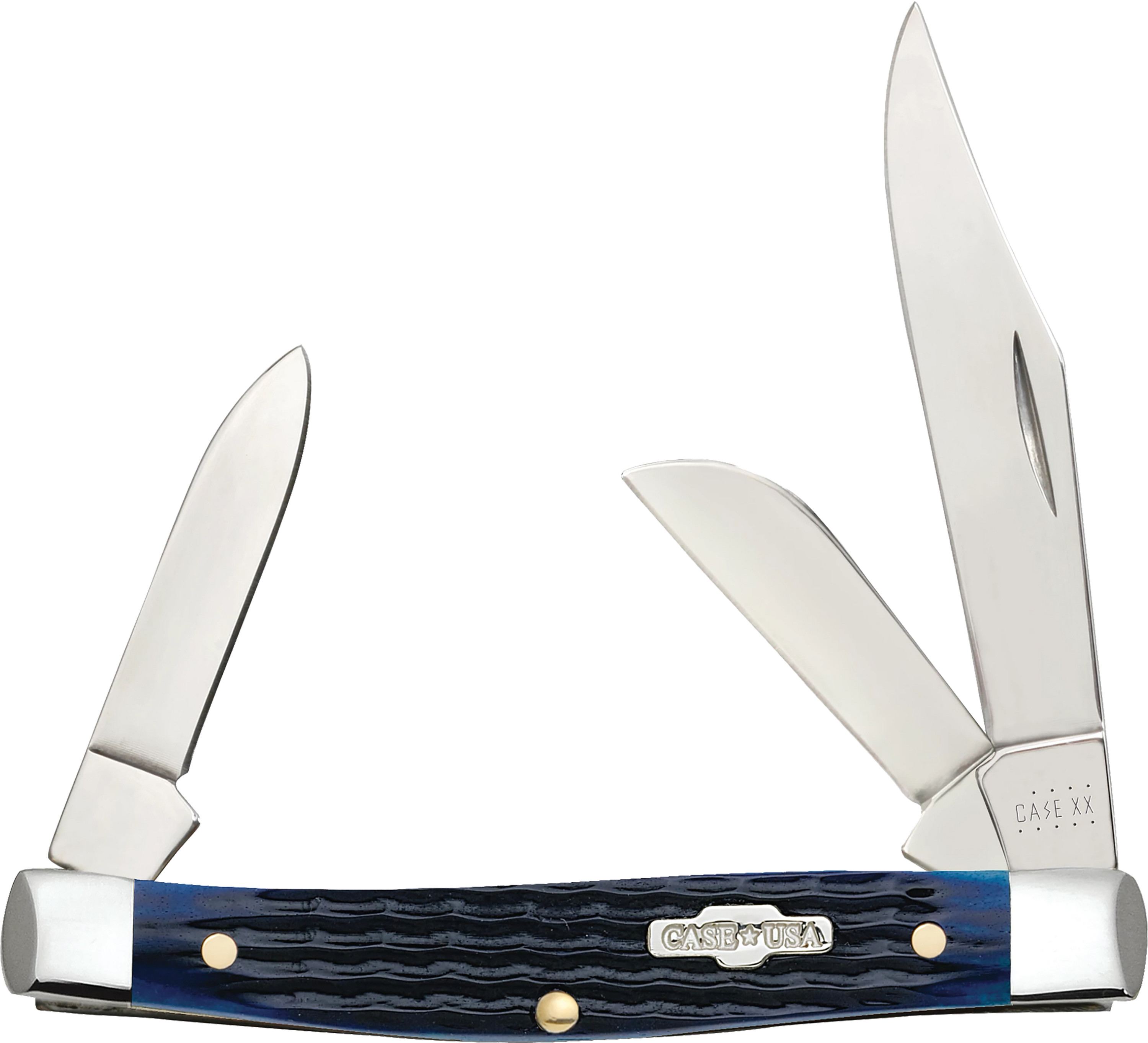 Case CAE MEDIUM STOCKMAN BLUE BONE