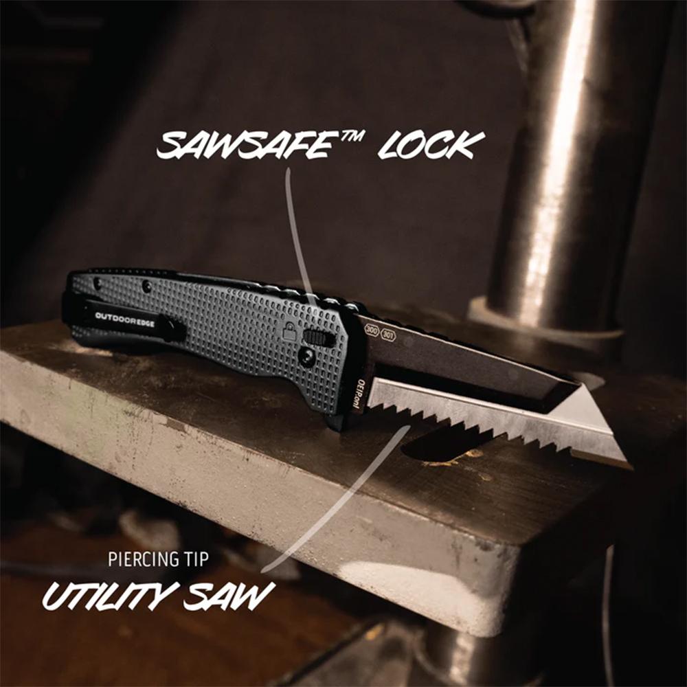 Outdoor Edge Razor XD3 Replaceable Blade Folding Knife 3" Blades Charcoal