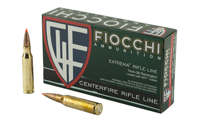 Fiocchi Hyperformance Hunt Rifle Ammunition 7mm-08 Rem 139 gr SST 2800 fps 20/ct
