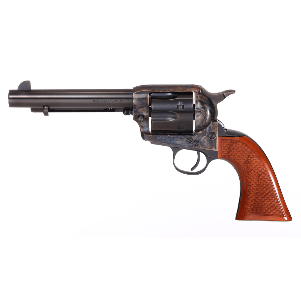 Taylors & Company Gunfighter Defender Handgun .45 Colt 6rd Capacity 5.5" Barrel Black with Walnut Tuned