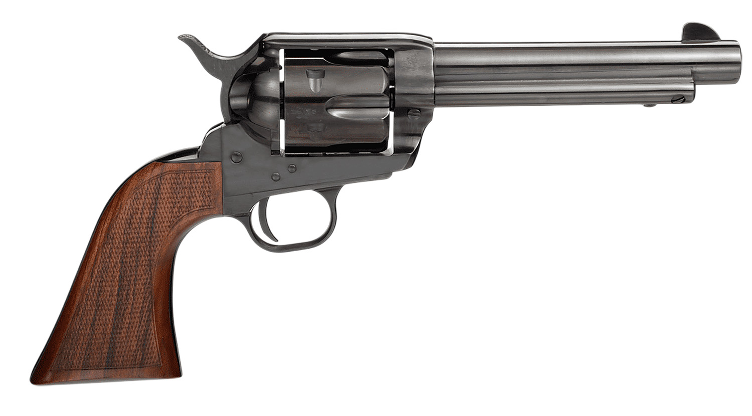 Taylors & Company 1873 Single Action Handgun 9mm Luger 6rd Capacity 5.5" Barrel Walnut Army Checkered Grip
