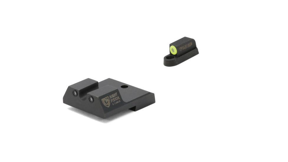 Night Fision LLC Perfect Dot NS Setw/Yellow Front + U Blk Rear for CZ-USA P-07 & P-09