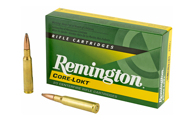 Remington Core-Lokt Rifle Ammunition 7mmx57 Mauser 140 gr PSP 2660 fps 20/ct