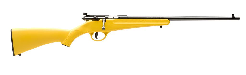 Savage Rascal Single Shot Rifle .22LR 1rd Capacity 16.125" Barrel Yellow Stock