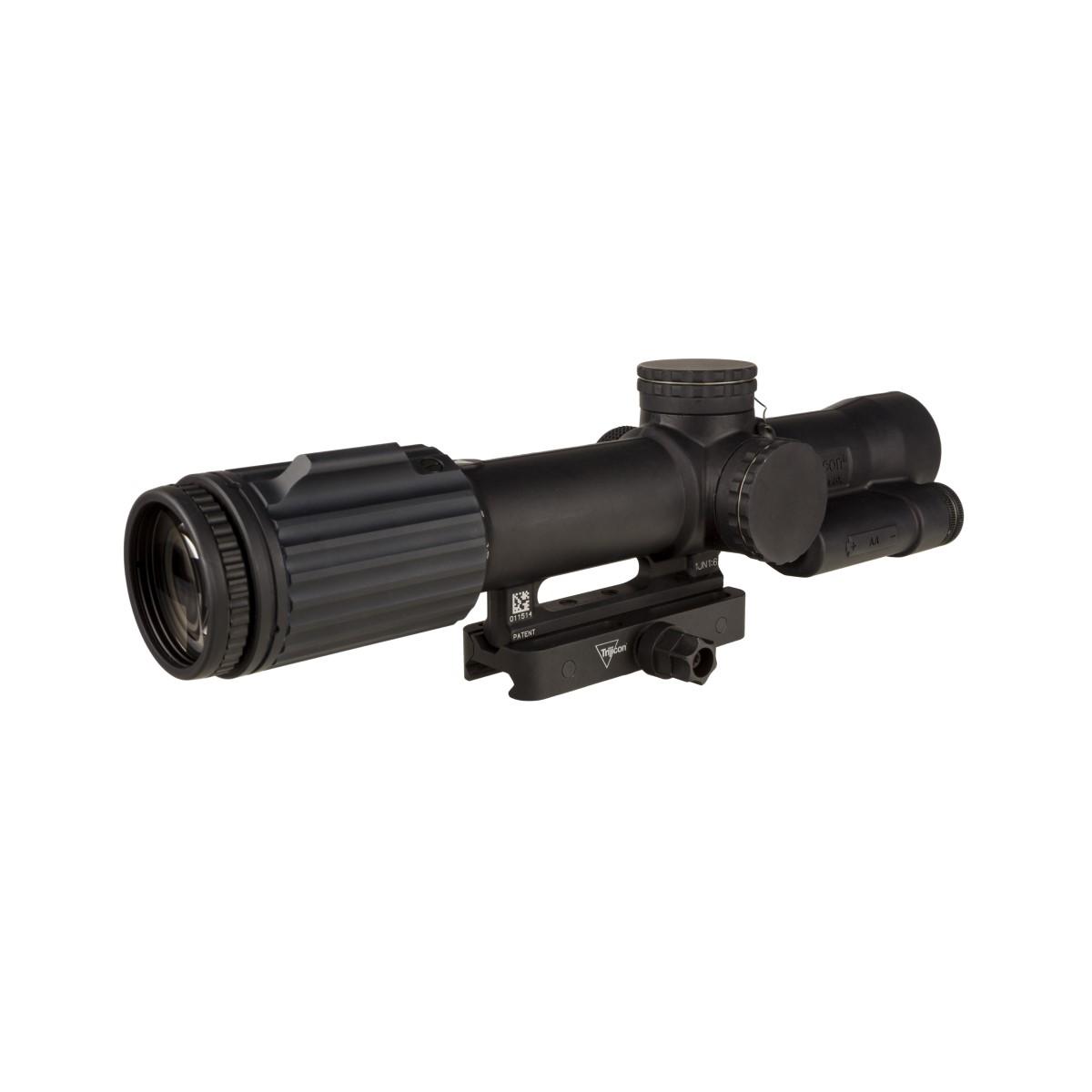 TrijiconInc. Trijicon VCOG 1-8x28 Rifle Scope FFP Red MRAD Crosshair Dot Reticle Illuminated Black w/ Mount