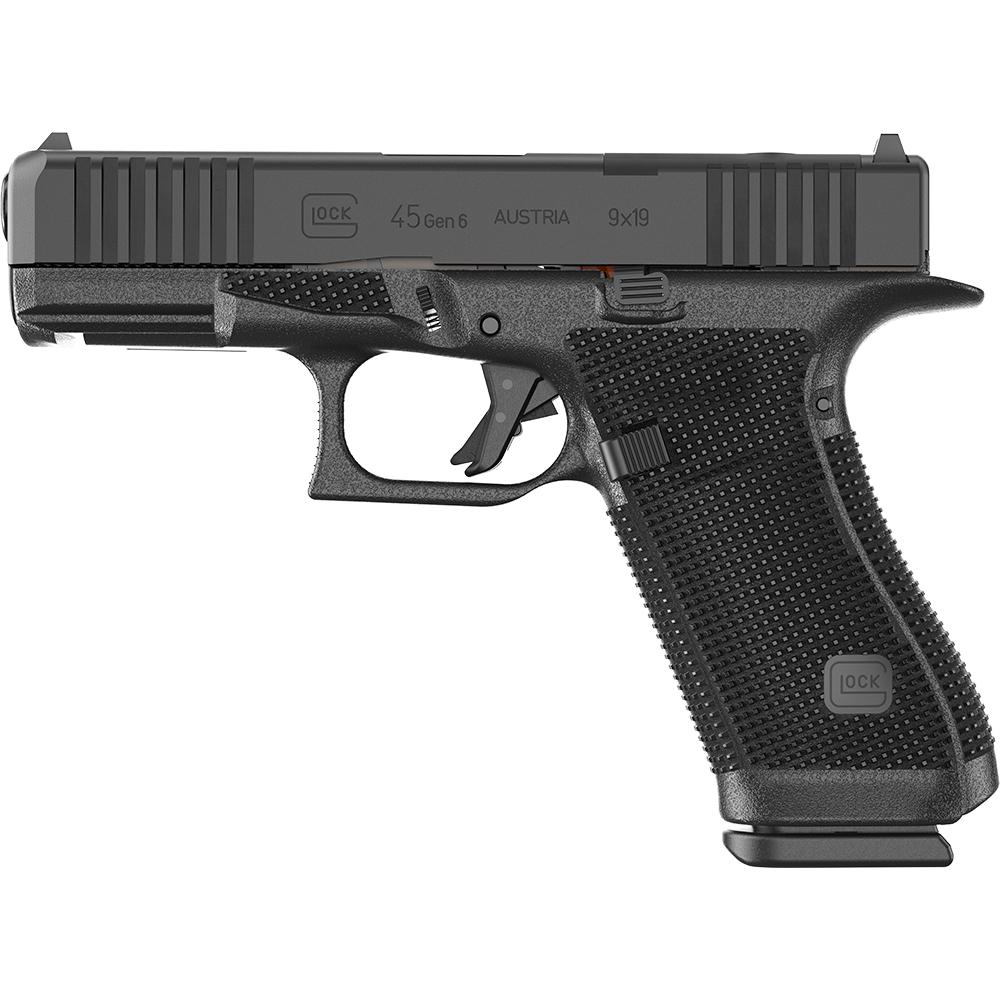 Glock 45 Gen 6 Handgun 9mm Luger 17rd Magazines(3) 4.02" Barrel Black USA Made