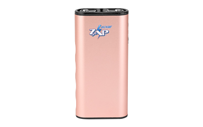 Personal Security Products Zap Edge Rechargeable USB Power Bank LED Stun Gun 950K Rose Gold