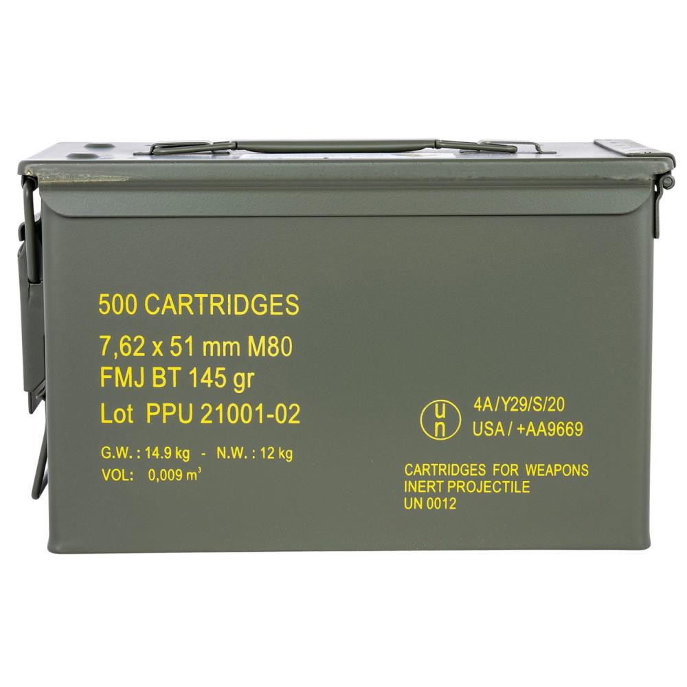 TRZ Trading Inc. PPU Rangemaster Rifle Ammunition 7.62X51 NATO 145 gr FMJBT 2835 fps 500/ct
