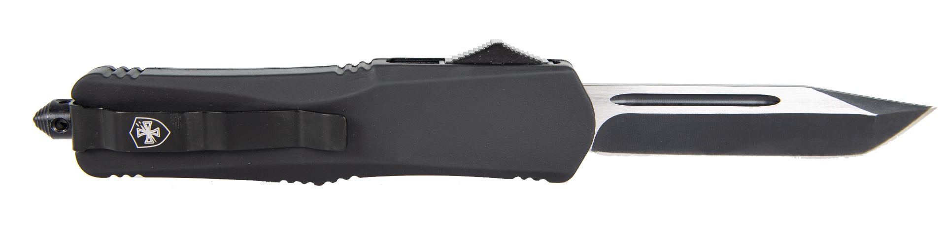 Templar Knife Large Black Rubber Knife 3-1/2" Tanto Blade Black