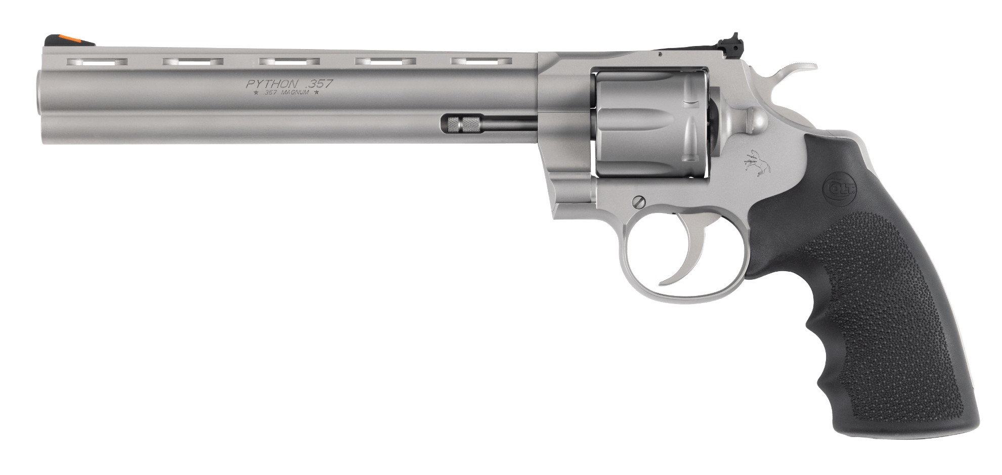 Colt Mfg dCOLT PYTHON MATTE STAINLESS REVOLVER 357 MAG 8" 6 RD