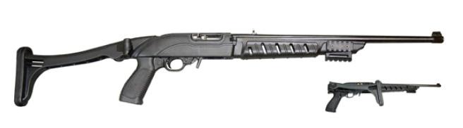 Promag Mfg. Inc. Ruger 10/22 Tactical Folding Stock - Black Polymer