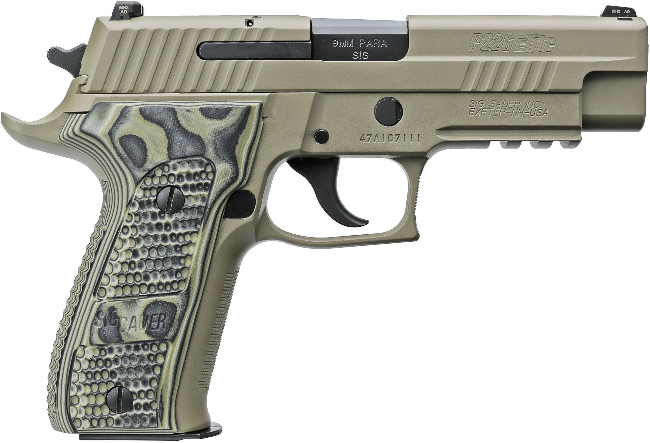 SIG SAUER P226 SCORPION 9MM FDE 2-10RD MAG CA COMPLIANT