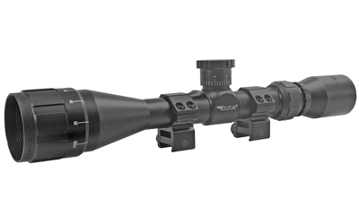 BSA Sweet .22 3-9x40mm Adjustable Objective Rifle Scope SFP 30/30 Duplex Reticle Non Illuminated Black with Dovetail Rings