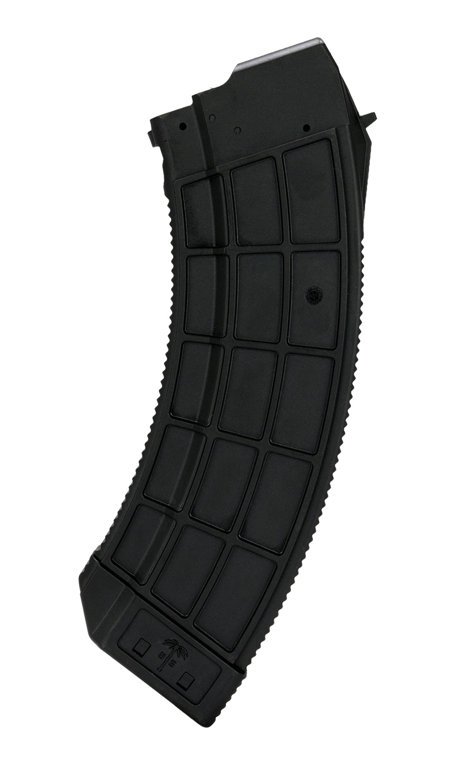 Century Arms US Palm AK30R Rifle Magazine 7.62x39 30/rd Clear/Black Polycarbonate Material