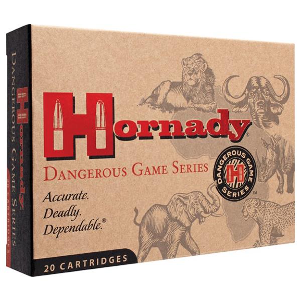 Hornady Dangerous Game Rifle Ammunition .375 H&H 270 gr SP-RP 2800 fps 20/ct