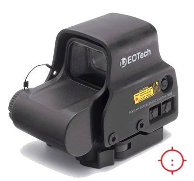 EOTech HWS EXPS3 Holographic Weapon Sight - Night Vision Compatible 68 MOA Ring w/ (2) 1 MOA Dots - Matte