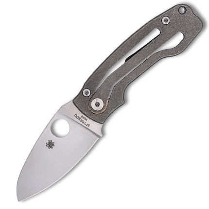 SPYDERCO PITS 2 SLIPIT TI 2.74" GRY