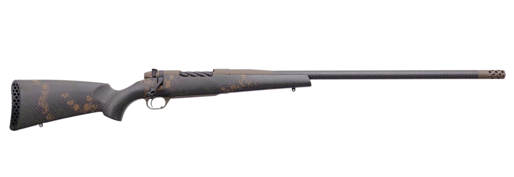 Weatherby Mark V Backcountry 2.0 Carbon 6.5 Wby. RPM Rifle 4rd Magazine 24" Barrel Green and Brown