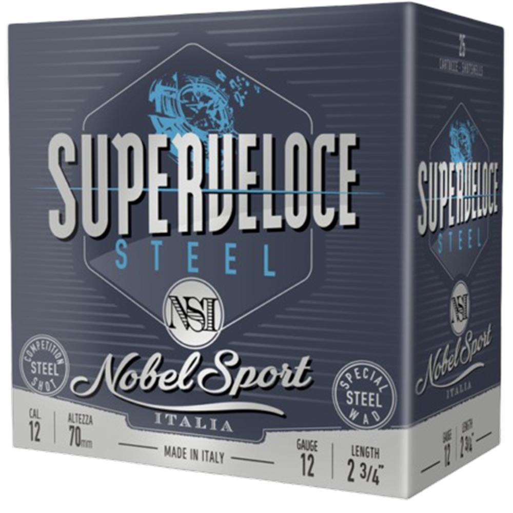 Eurosports LLC Nobel Target Steel Shotshells 12 ga 2-3/4" 1oz 1378 fps #7 25/ct