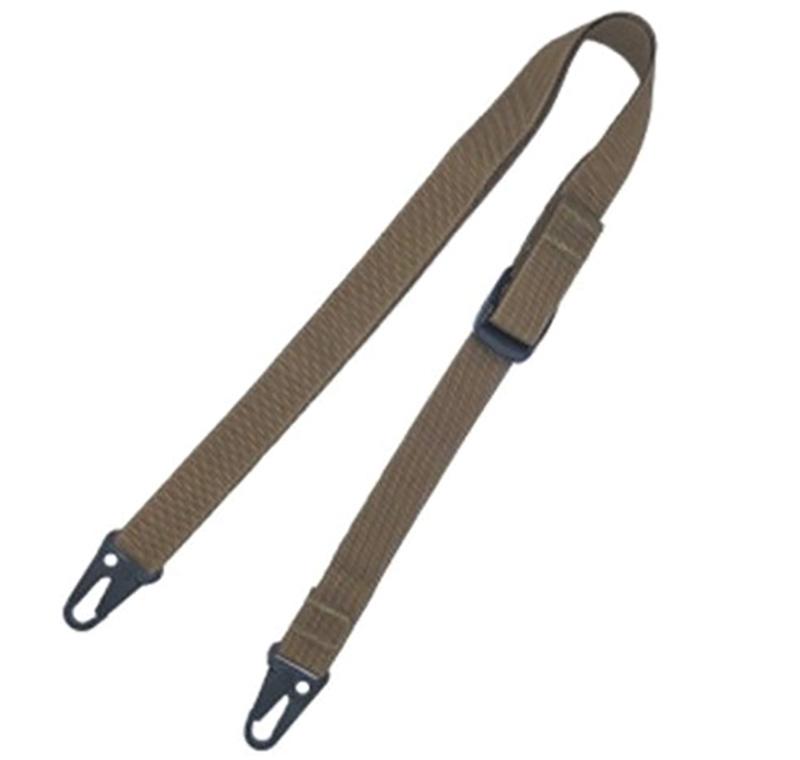 Military Products TacShield Sport Ridge 2 Point Rifle Sling 1" Wide HK Snap Hooks Coyote Brown