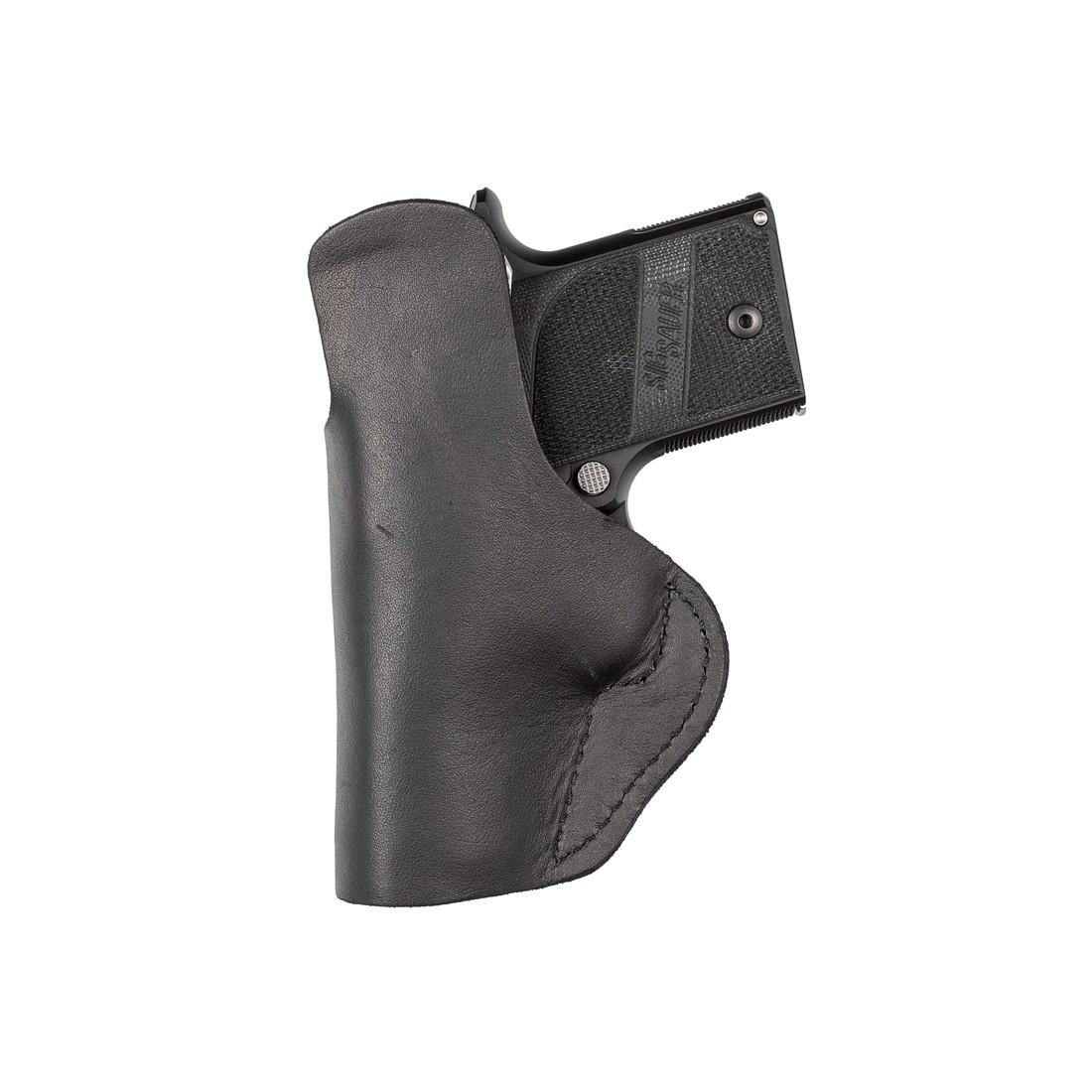 Tagua Gun Leather TX 1836 by Tagua FOR Glock 26/XD & Most Double Stack Compact Pistols-BK-RH