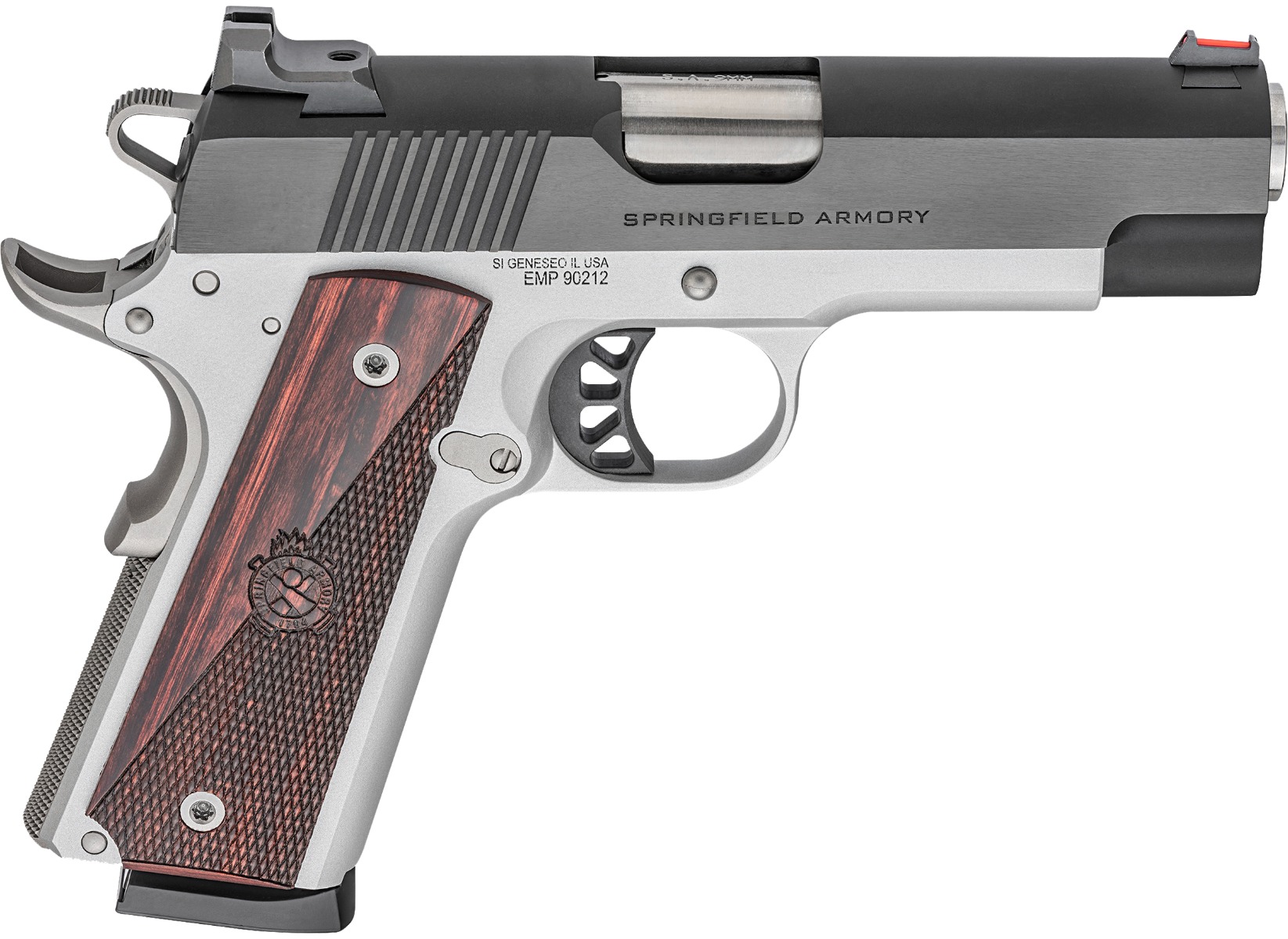 Springfield Armory 1911 Ronin EMP 4" 9mm Handgun 10rd Magazine 4" Barrel Blued/Satin Aluminum