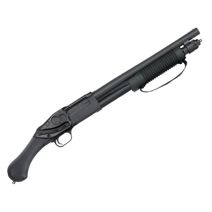 Mossberg 590 Shockwave Laser Saddle 12ga 5rd Capacity 14" Barrel Crimson Trace Laser Saddle