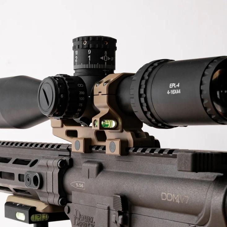 RPM Bravo 30mm Cantilever Mount (1.50'') With Co-Linear Bubble Level FDE
