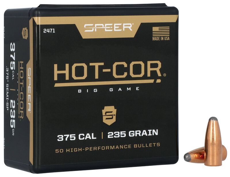 Speer Hot-Cor Rifle Bullets .375 cal .375" 235 gr SEMSSP 50/ct