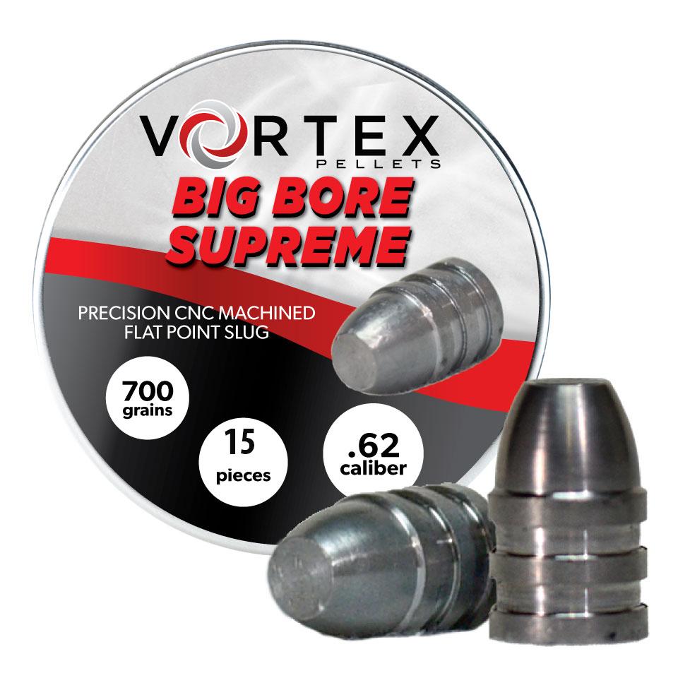 Hatsan USA / Escort Shotguns Vortex Big Bore Supreme Air Rifle Pellets .62 cal 700 gr 15/ct