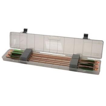 MTM Compact 18-24 Arrow Case 36.25"L x 7.5"W x 3"D Clear Smoke Black