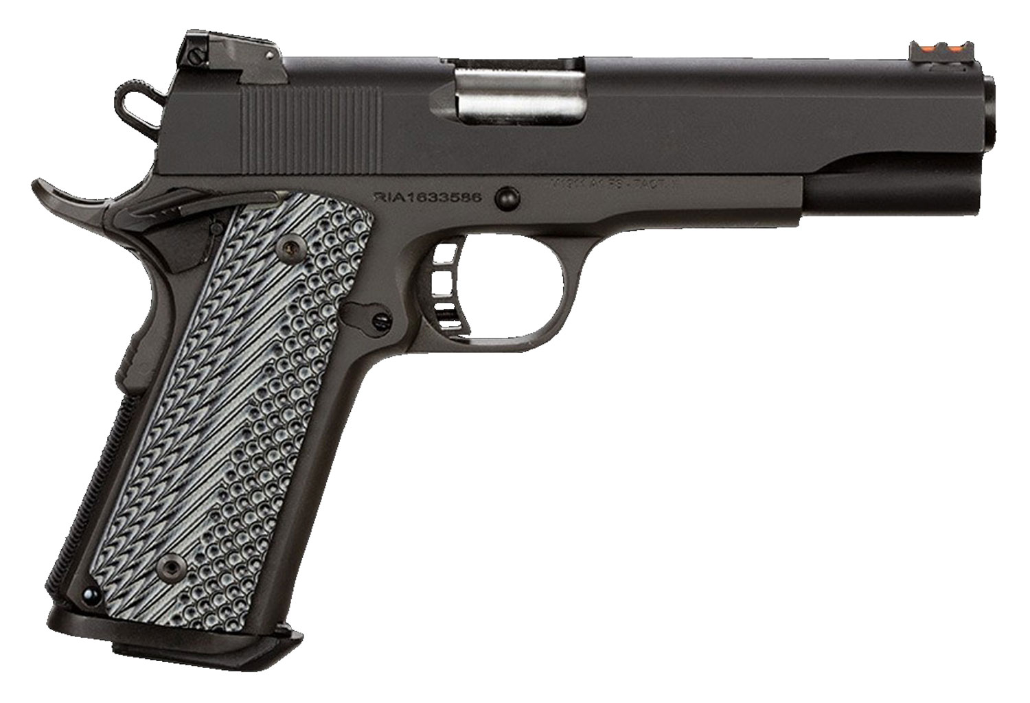 RI Armscor M1911-A1 FS Tac II Handgun 10mm Auto 8rd Magazine 5" Barrel Parkerized G10 Grips