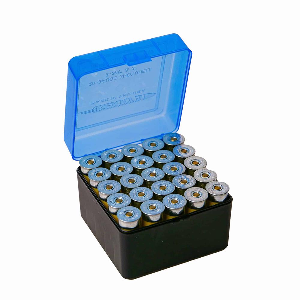 Berry's Shot Shell Ammo Box 12 ga 3.5" 25rd Blue/Black