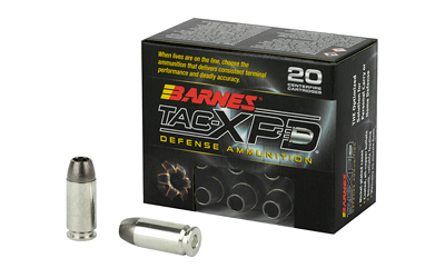 Barnes TAC-XPD Defense Handgun Ammunition .40 S&W 140 gr TAC-XP 1120 fps 20/ct