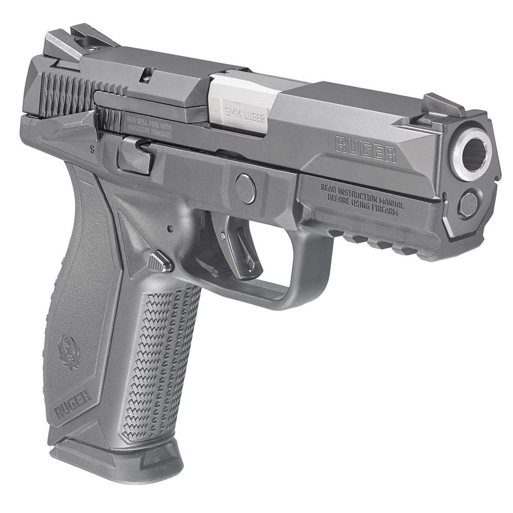 Sturm Ruger & Co Ruger American Duty Frame Handgun 9mm Luger 10rd Magazine 4.2" Barrel Black with Safety