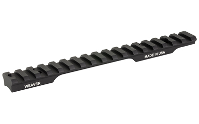 Weaver 1-Piece Extended Multi-Slot Picatinny Scope Base Savage 110 SA 8-40 0MOA Matte