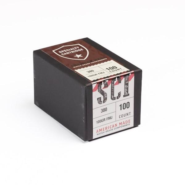 Atl Arms/ Specialty Cartridge Inc DBA ACME Specialty Cartridge .355 380 100GR FMJ Bullets 100/ct