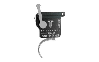TriggerTech Rem 700 Primary Curved Trigger Single Stage Stainless Steel/Black