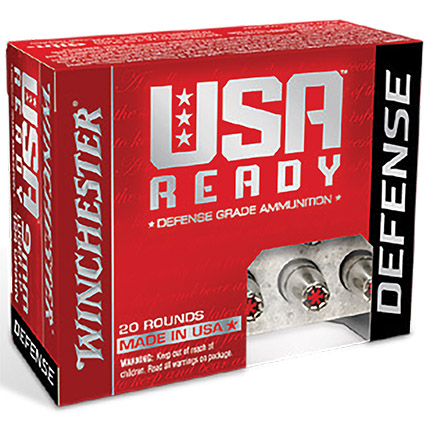 Winchester USA Ready Hex Vent Handgun Ammunition 10mm Auto 170gr HP 1250 fps 20/ct